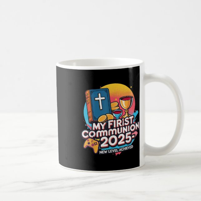 My 1st First Communion 2025 Video Game Controller  Coffee Mug (Right)