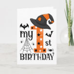 My 1st Halloween Birthday  Card<br><div class="desc">My 1st Halloween Birthday Card</div>