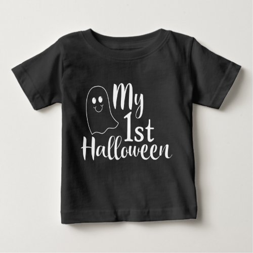 My 1st Halloween Cute Baby Ghost Baby T_Shirt