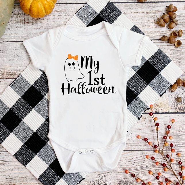 My 1st Halloween Cute Baby Girl Ghost Bodysuit (Creator Uploaded)
