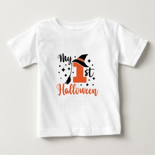 My 1st Halloween Cute Baby Spooky Baby T_Shirt