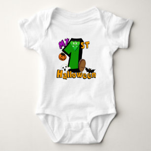 My 1st Halloween Little Frankenstein Baby Bodysuit