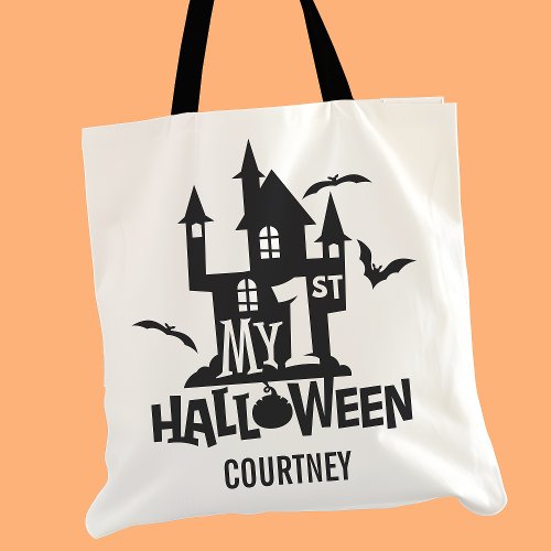 My 1St Halloween Trick Or Treat Candy Tote Bag