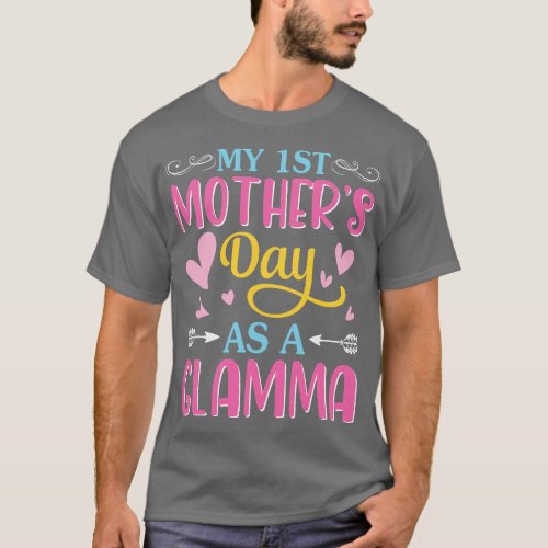My 1st Mothers Day As A Glamma Happy Me Mother Mom T_Shirt