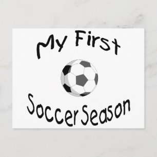 My 1st Soccer Season Postcard