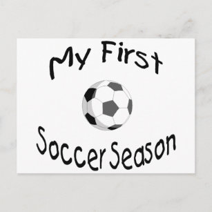 My 1st Soccer Season Postcard