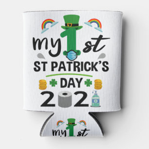 My 1st St. Patricks Day 2021 Outfit Baby Can Cooler
