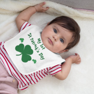 My 1st St Patrick's Day Baby Bib