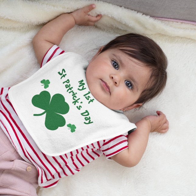 My 1st St Patrick's Day Baby Bib (Creator Uploaded)