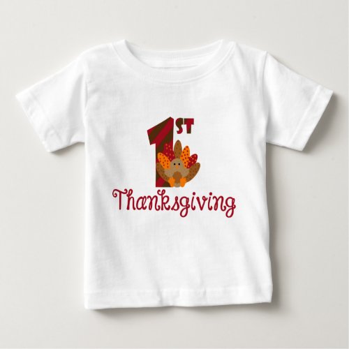 My 1st Thanksgiving Baby T_Shirt
