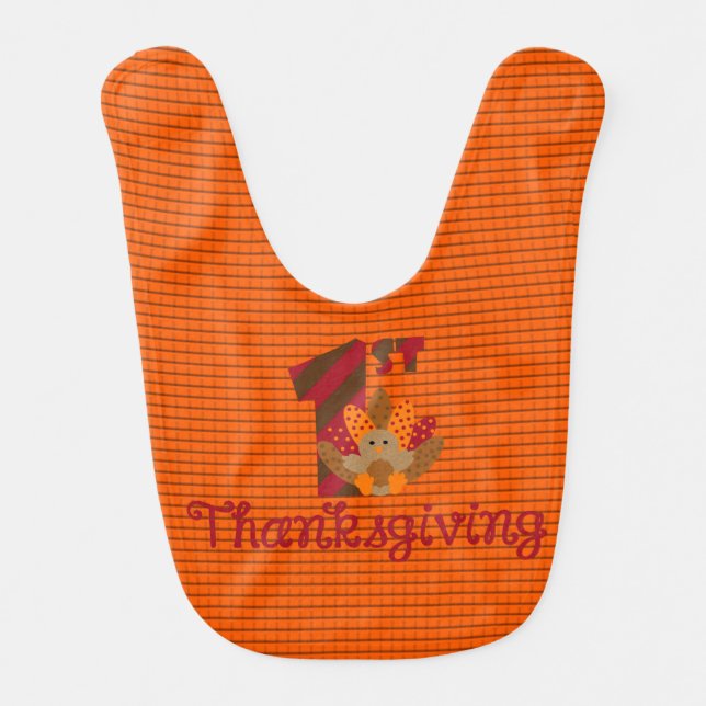 My 1st Thanksgiving Bib (Front)