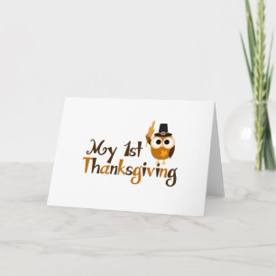 My 1st Thanksgiving Holiday Card