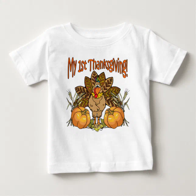 My 1st Thanksgiving T-Shirt | Zazzle