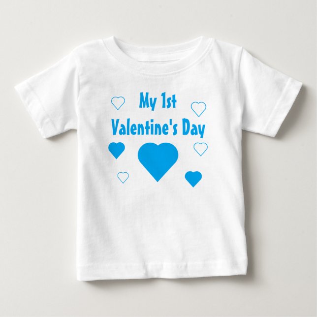 My 1st Valentine's Day Baby T-Shirt (Front)