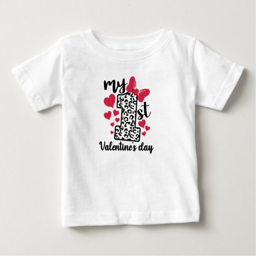 My 1st Valentines Day  Baby T_Shirt