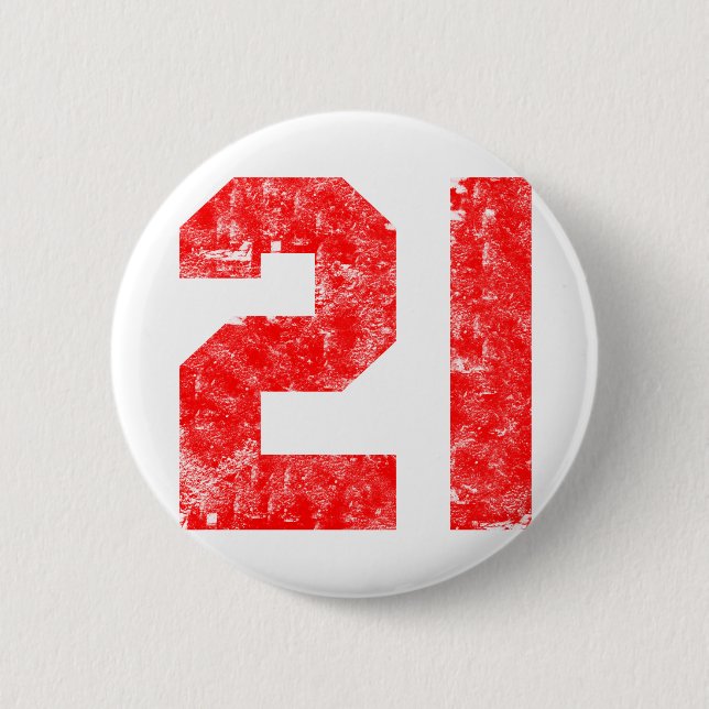 My 21st Birthday Gifts Pinback Button (Front)