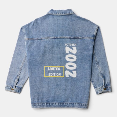 My 21th Birthday  Denim Jacket