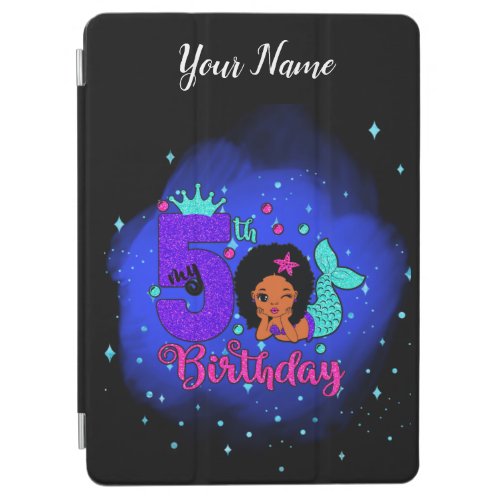 My 5th Birthday Mermaid iPad Air Cover