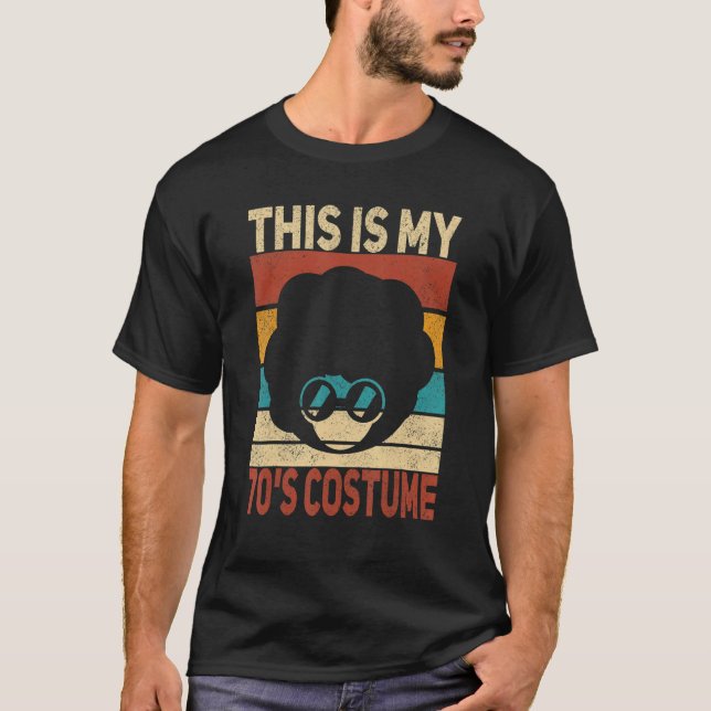 My 70s Costume 70 Styles Women 70's Disco 1970s Pa T-Shirt (Front)