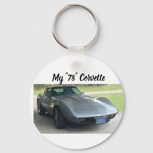 My 78 Corvette Keychain