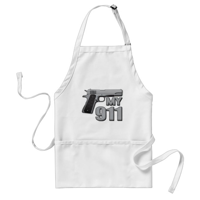 MY 911! ADULT APRON (Front)