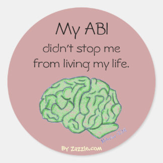 "My ABI didn't stop me" sticker