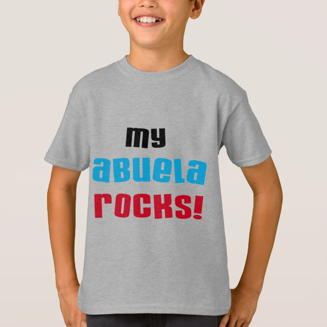 My Abuela Rocks T-shirts and Gifts (Front)