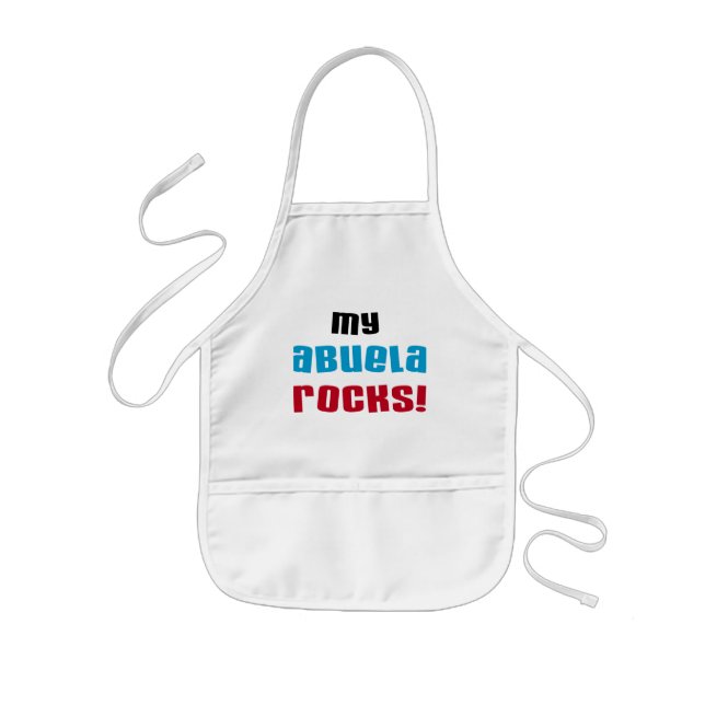 My Abuela Rocks T-shirts and Gifts Kids' Apron (Front)
