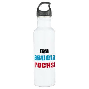 My Abuela Rocks Water Bottle