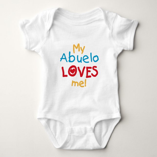 My Abuelo Loves Me T shirts and Gifts (Front)