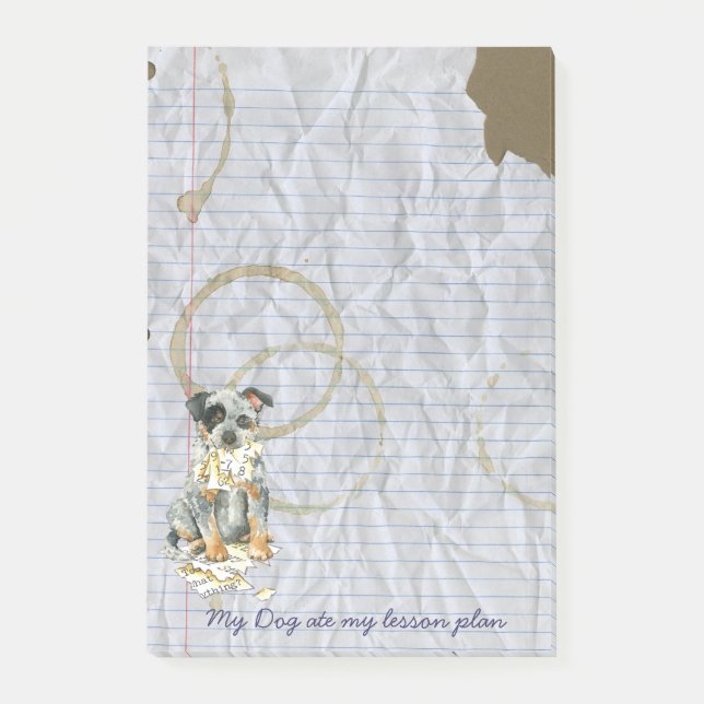 My ACD Ate My Lesson Plan Post-it Notes (Front)