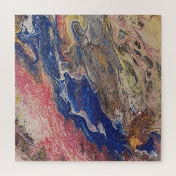 My Acryl Pouring 1121 Jigsaw Puzzle by MehrFarbeImLeben at Zazzle