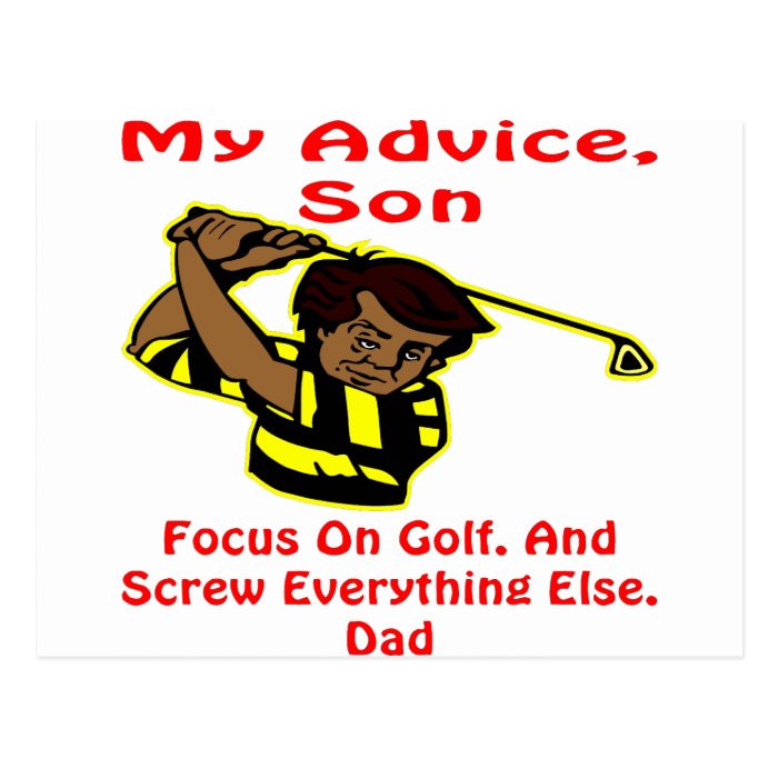 My Advice Son Screw  Postcards