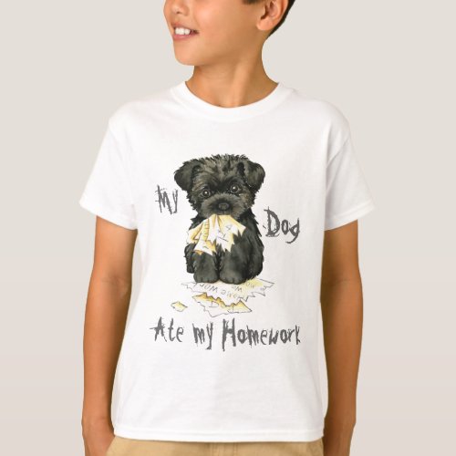 My Affenpinscher Ate My Homework T_Shirt