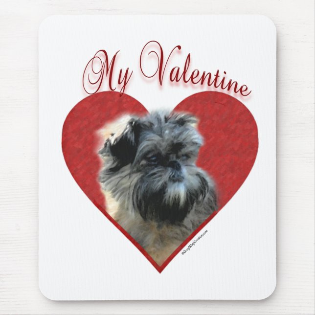My Affenpinscher Valentine Mouse Pad (Front)