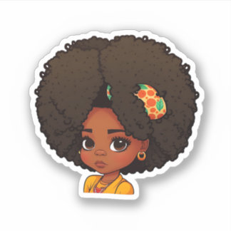My Afro - Natural Hair - Afrocentric Gift Sticker