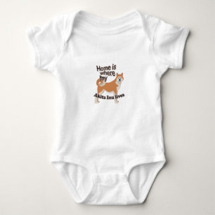 My Akita Inu Baby Bodysuit