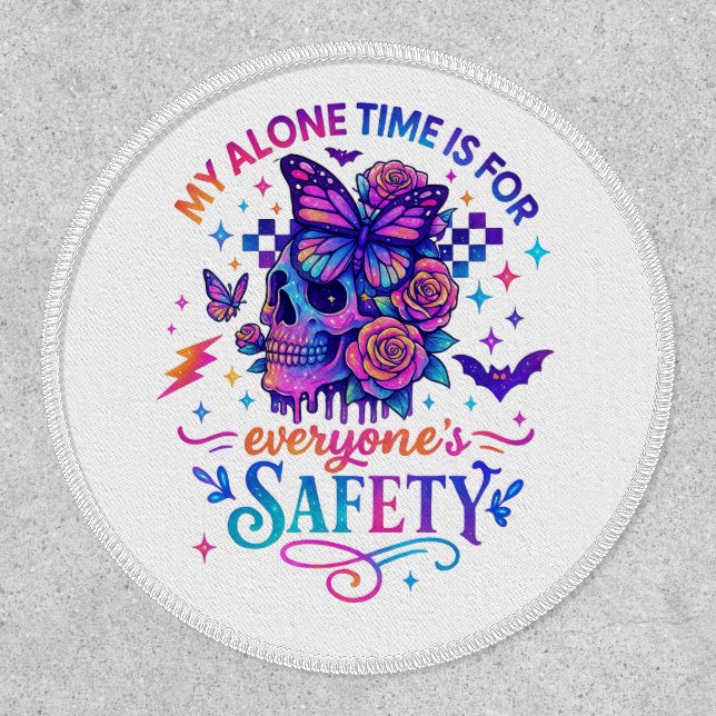 My Alone Time...  Patch (Front)