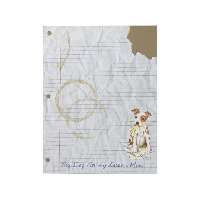 My Am Staff Ate My Lesson Plan Notepad (Rotated)