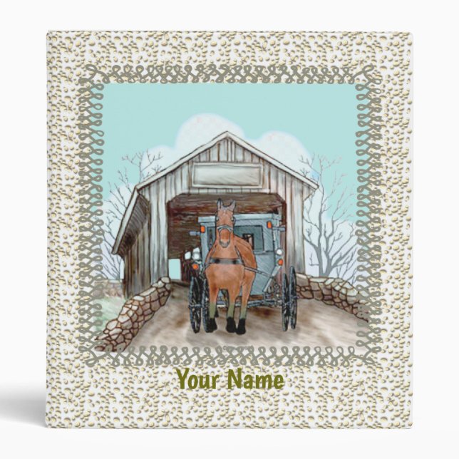 My Amish Covered Bridge binder (Front)