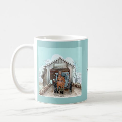 My Amish Covered Bridge Coffee Mug