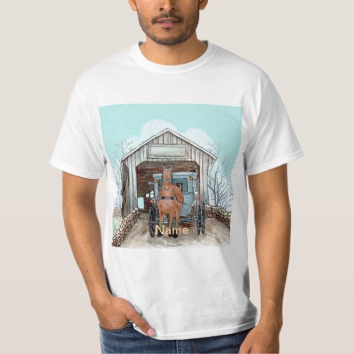 My Amish Covered Bridge T_Shirt