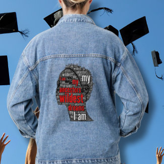 My Ancestors Wildest Dreams Quote Red Black Jean