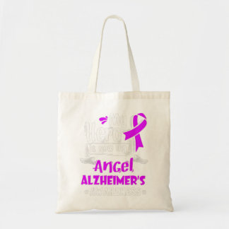 My Angel Alzheimer Awareness Mens Womens Gift Mom  Tote Bag