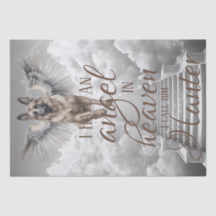 My Angel German Shepherd Dog In Heaven Tissue Paper