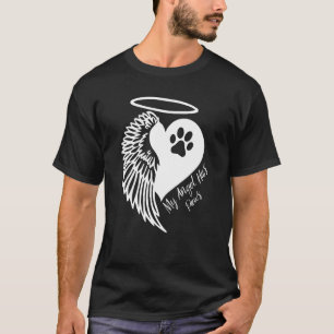 My Angel Has Paws Cat Dog Animal Pet Memorial T-Shirt