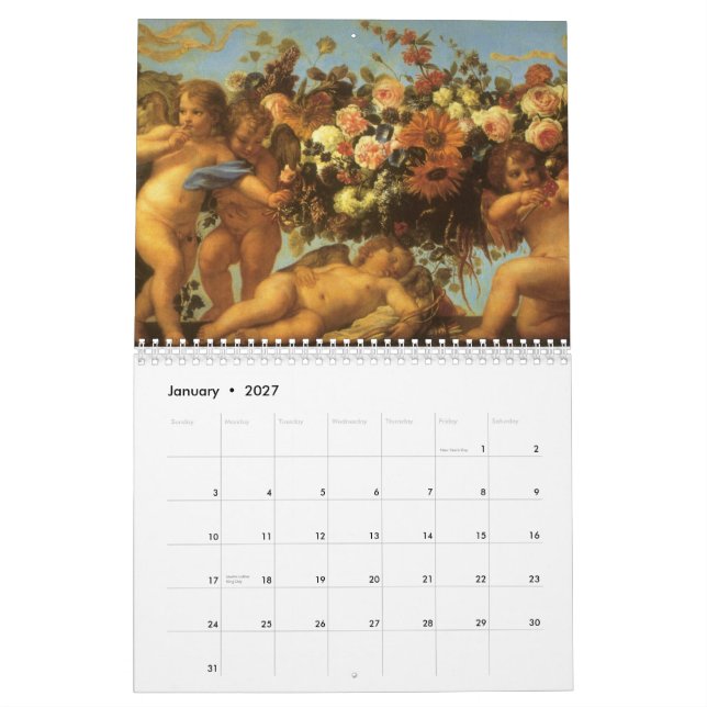 My Angel, Our Angel Guardians Calendar (Jan 2027)