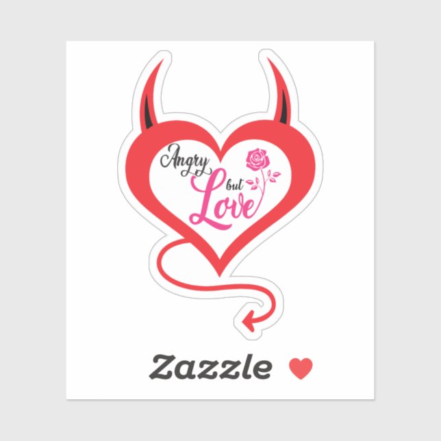 My Angry Love Sticker (Sheet)