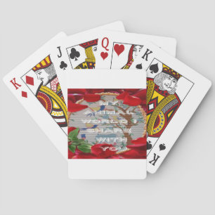 My Animal World: Beautiful Tree and Bird Design Poker Cards