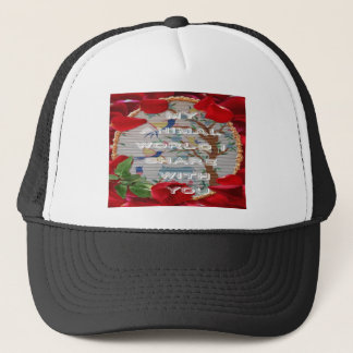My Animal World: Beautiful Tree and Bird Design Trucker Hat